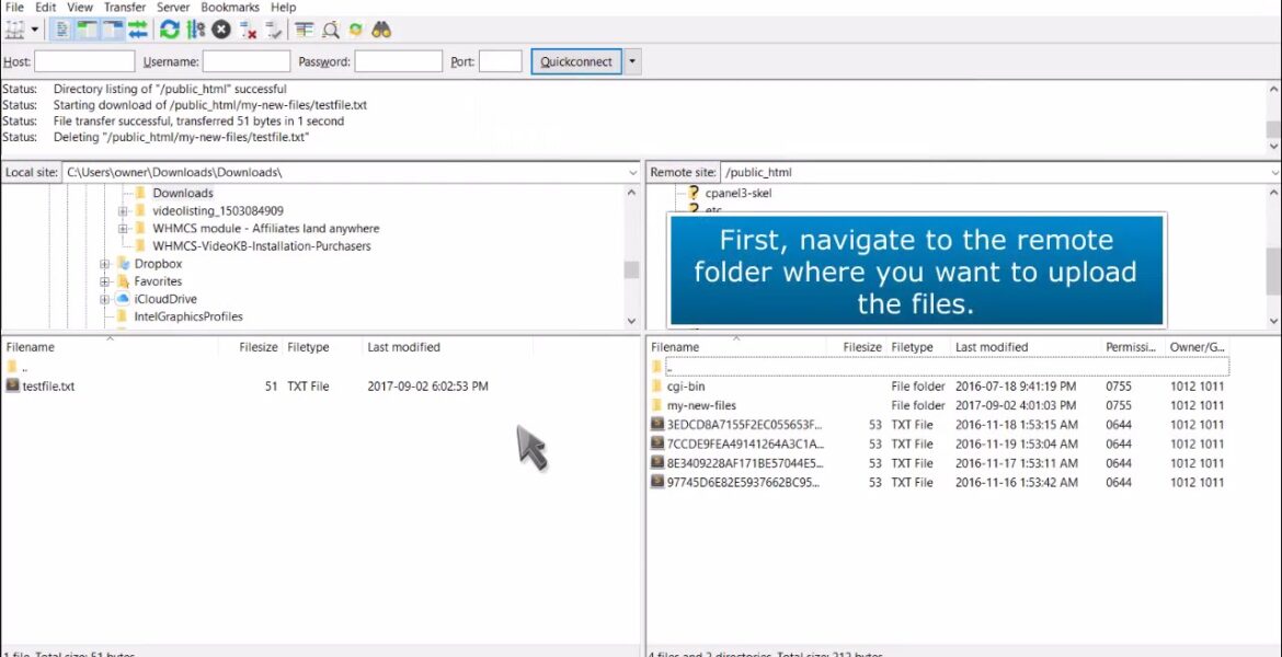 FTP: How to upload files with FileZilla
Video Tutorial Hostpapa